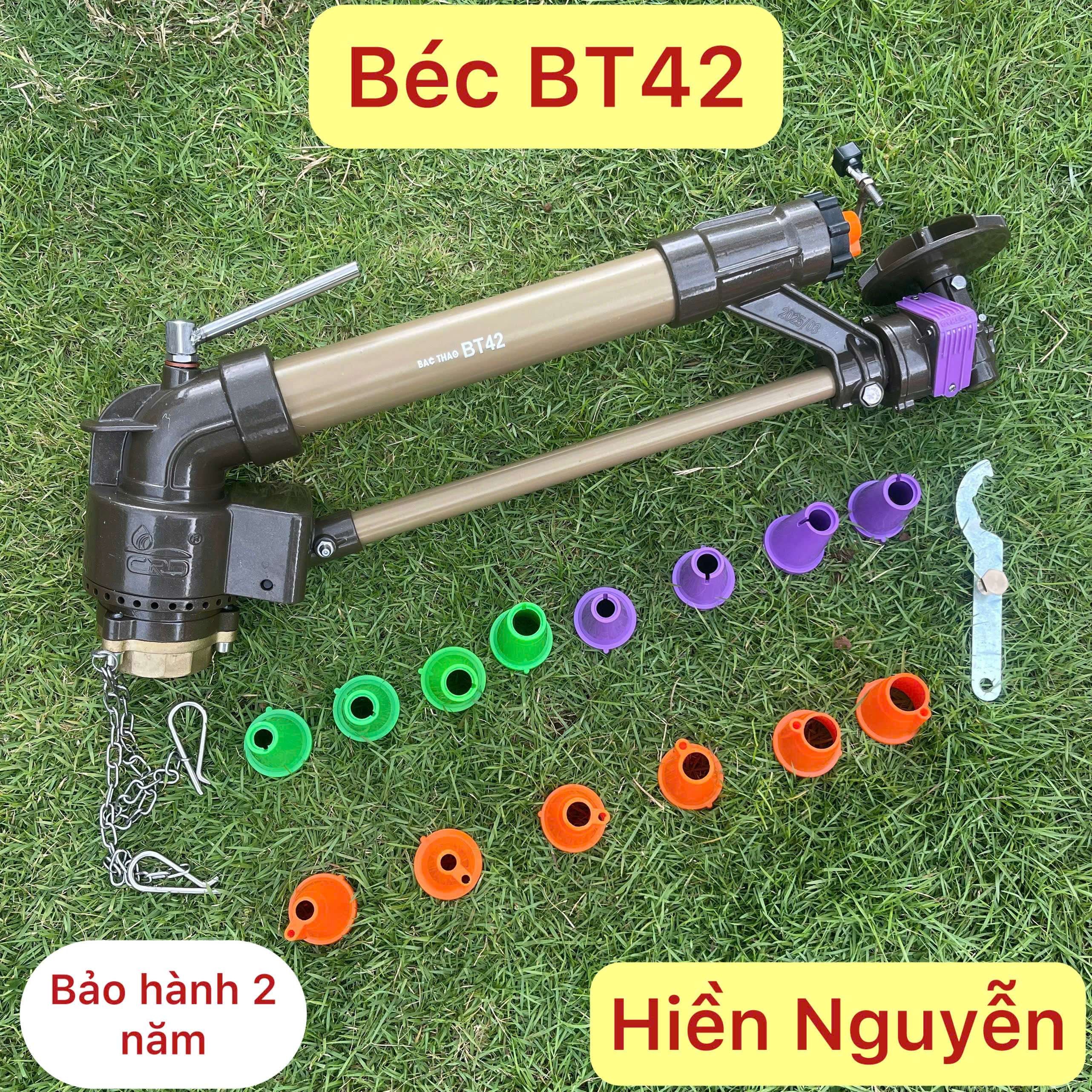 Béc BT42 - BÉC TƯỚI PHUN MƯA CÓ 3 TIA , XẺ TIA 2 CẤP ĐỘ, TƯỚI NƯỚC CÓ CẶN ,KHÁNG GIÓ TỐT