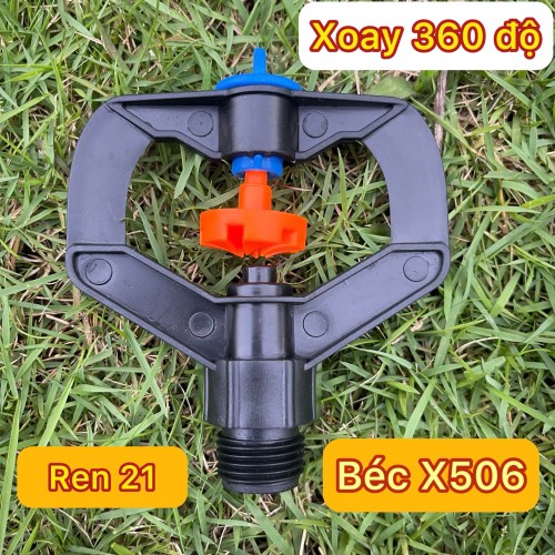 Béc X506 - béc tưới phun mưa hạt mịn bán kính từ 3m đến 5m