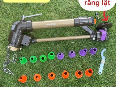 Béc BT42 - BÉC TƯỚI PHUN MƯA CÓ 3 TIA , XẺ TIA 2 CẤP ĐỘ, TƯỚI NƯỚC CÓ CẶN ,KHÁNG GIÓ TỐT